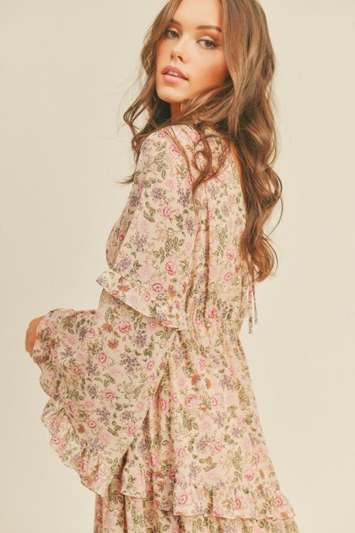GWEN FLORAL MIDI