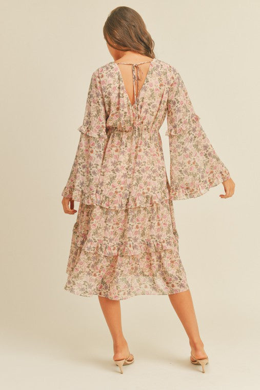GWEN FLORAL MIDI