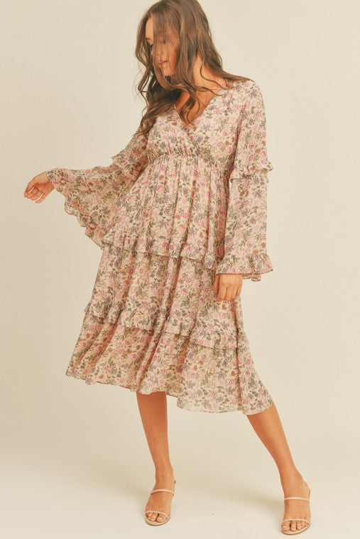 GWEN FLORAL MIDI