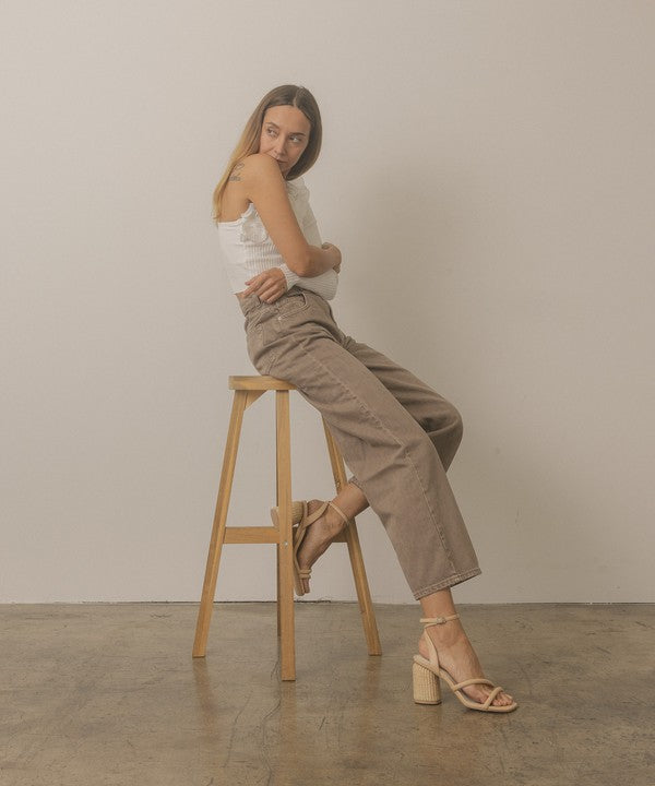 ALAIA STRAPPY RATTAN SANDAL