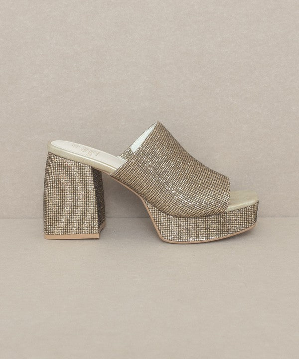 MARE GLITTER PLATFORMS