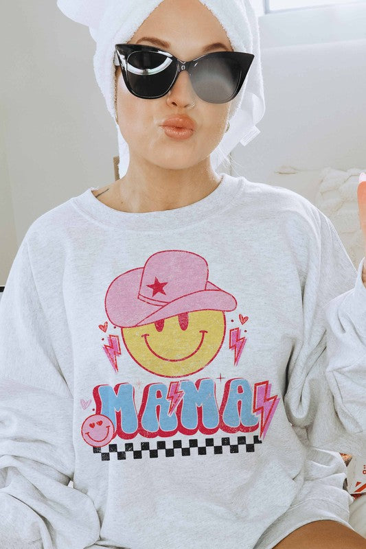 RETRO MAMA GRAPHIC SWEATSHIRT