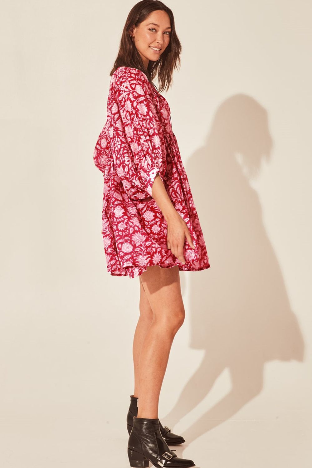 LANTERN MINI DRESS