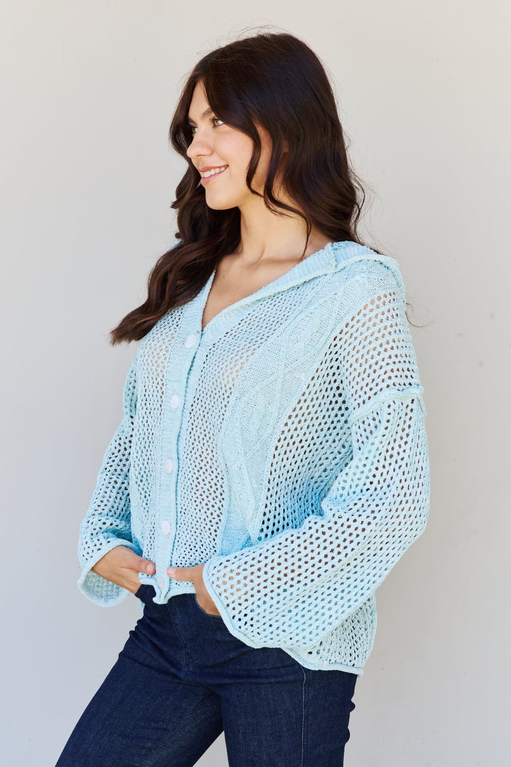 Pleasant Dreams Hooded Sweater Cardigan