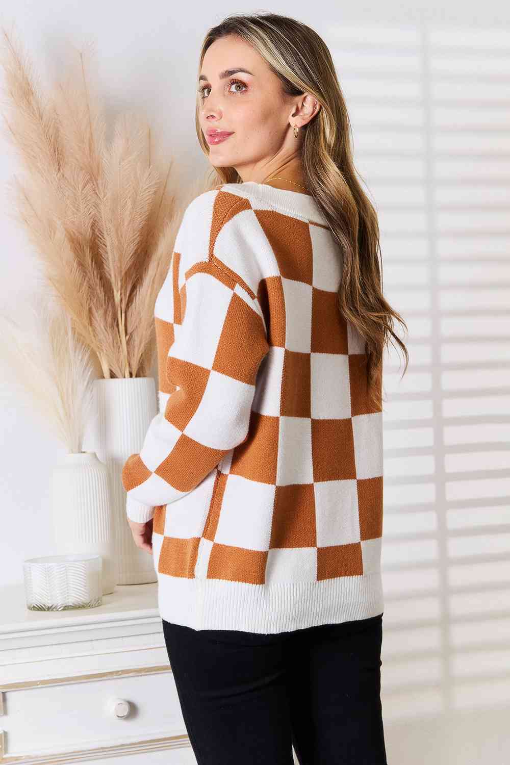 Double Take Button-Up Cardigan