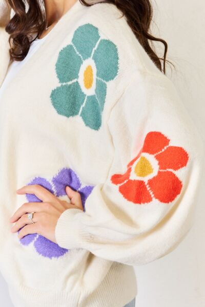 April Long Sleeve Sweater Cardigan