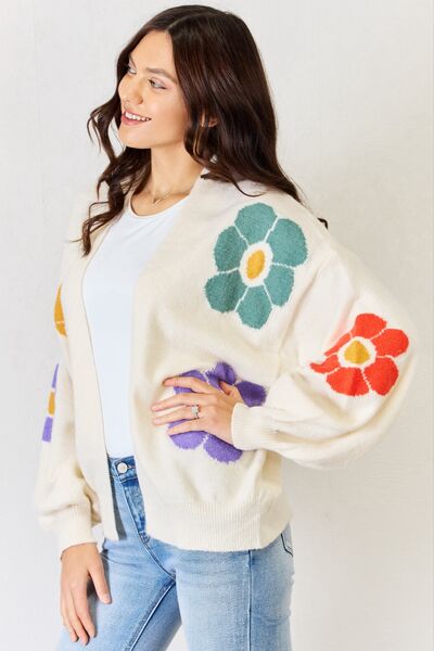 April Long Sleeve Sweater Cardigan