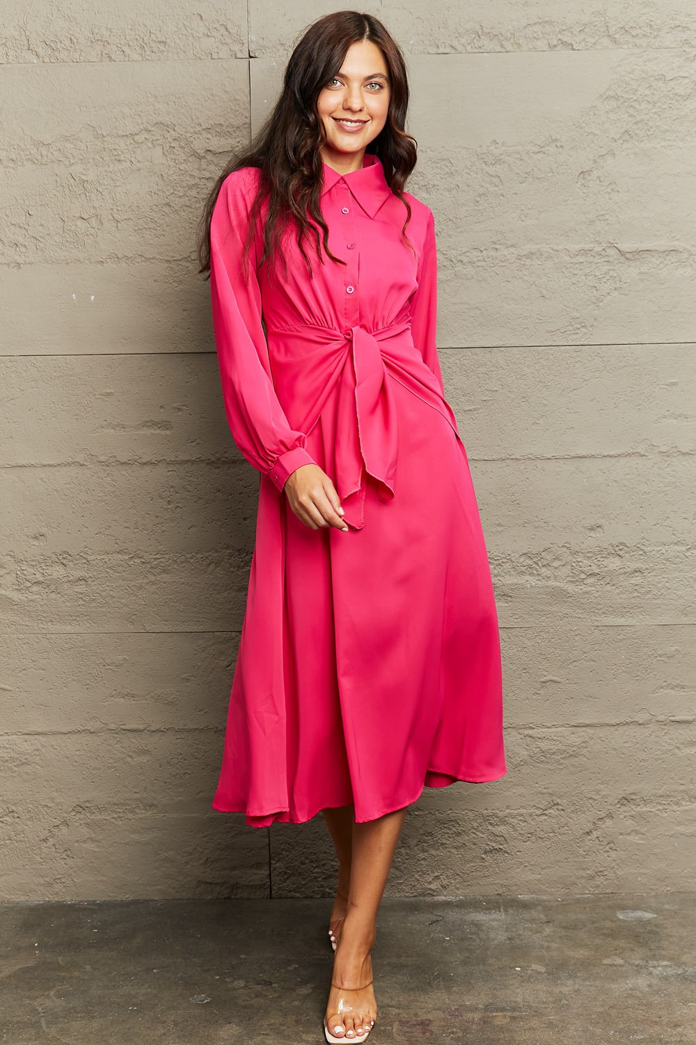 Miss Twisted Midi Dress