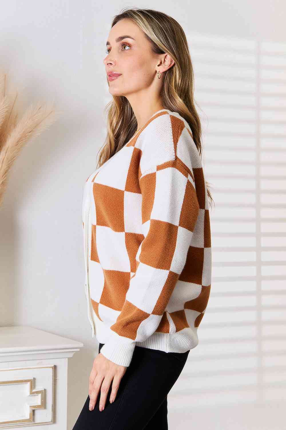 Double Take Button-Up Cardigan