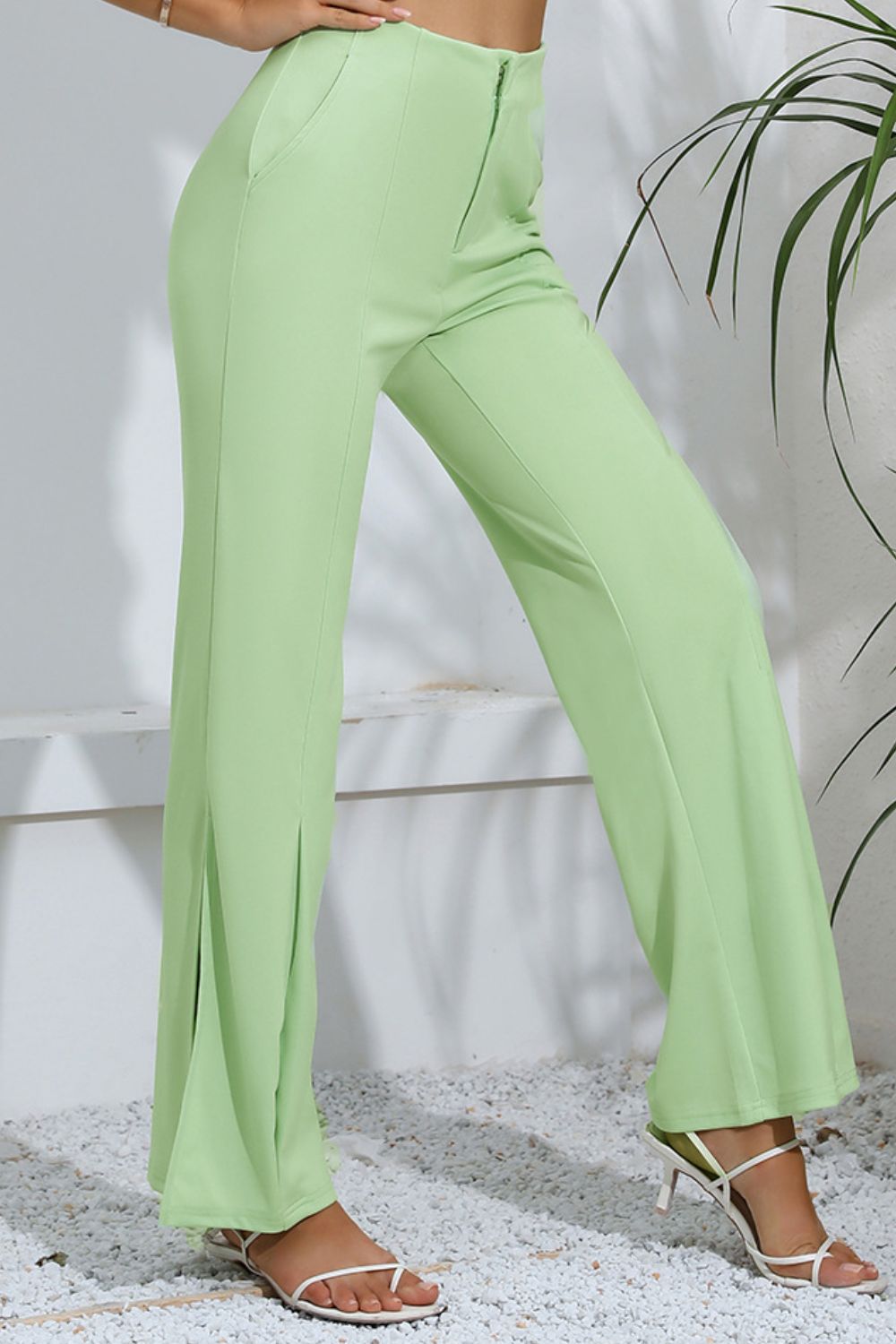 ENVIOUS HIGH RISE FLARE PANTS