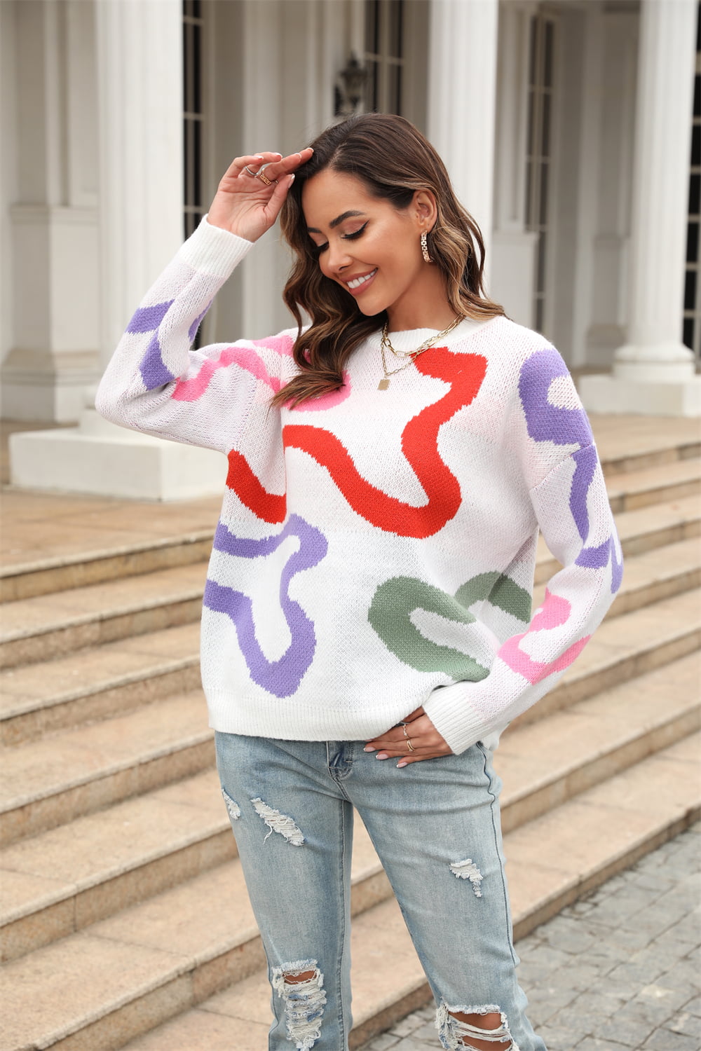 Scribble Sweater