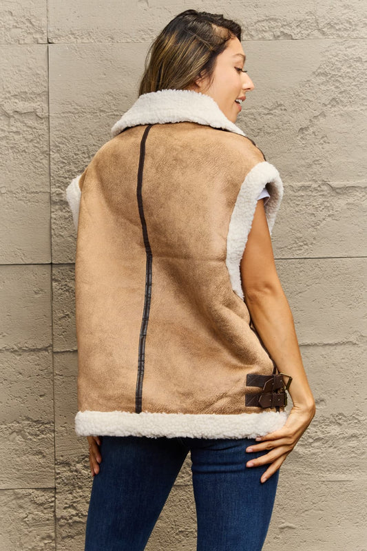 Snow On The Beach Sherpa Vest