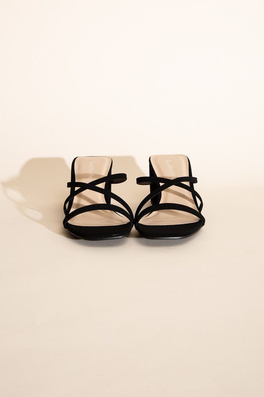 CRIMP MULE SANDAL