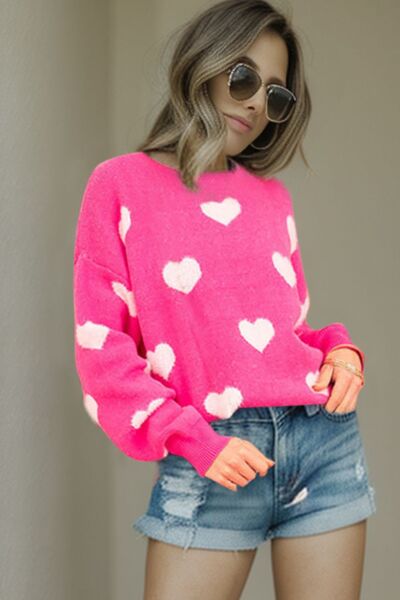 XO Dropped Shoulder Sweater