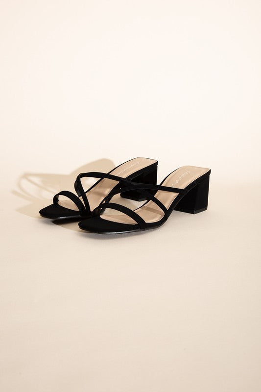 CRIMP MULE SANDAL