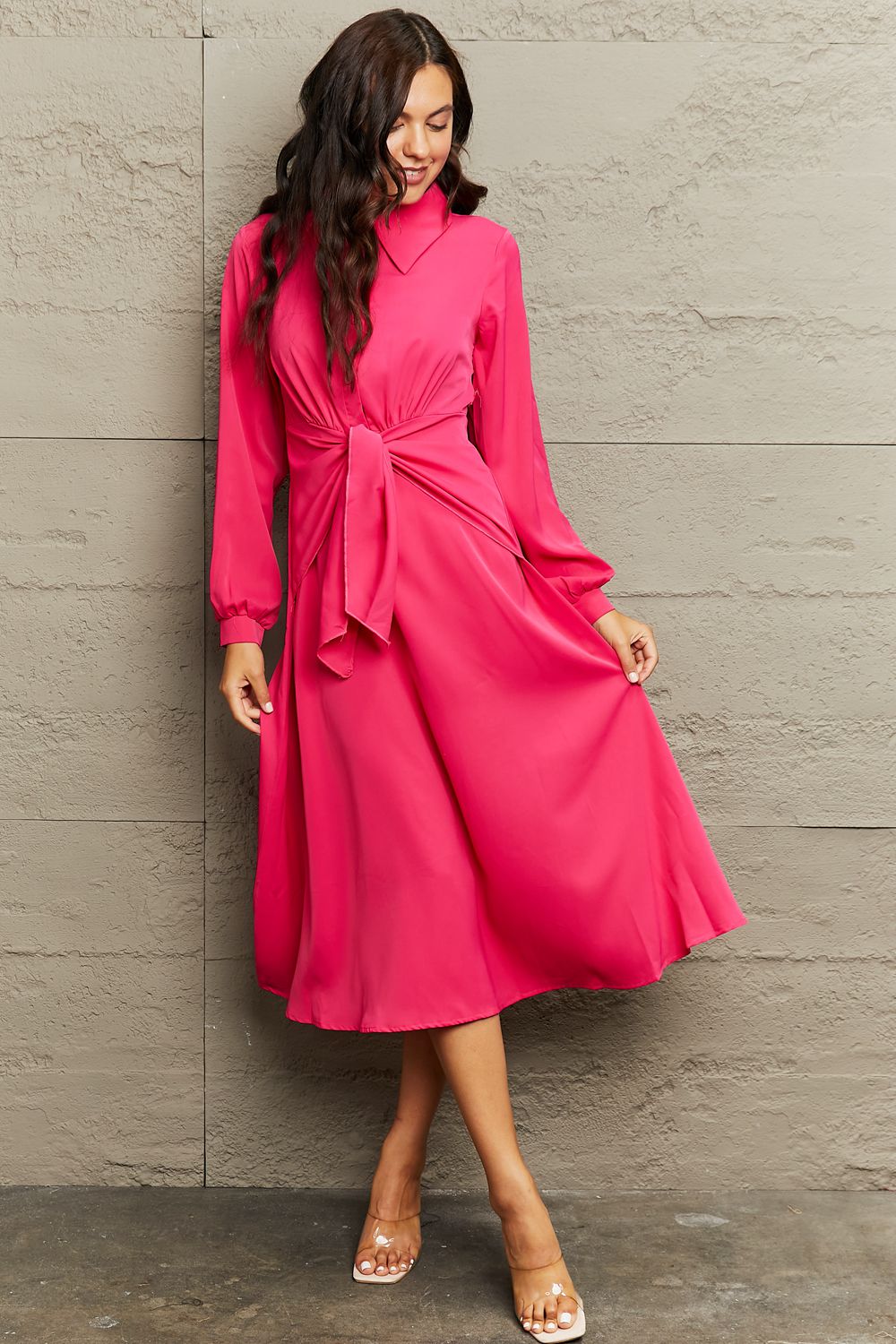 Miss Twisted Midi Dress
