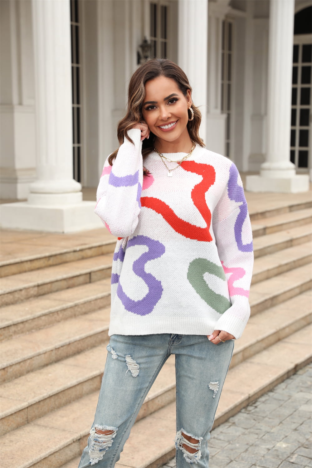 Scribble Sweater