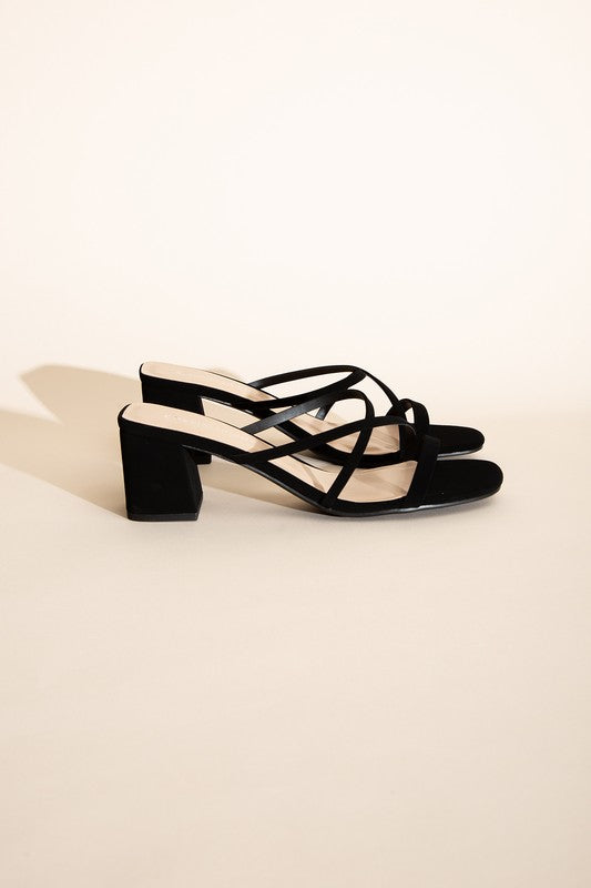 CRIMP MULE SANDAL