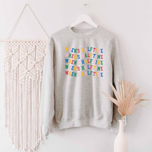 HALFTIME FOOTBALL GRAPHIC SWEATSHIRT