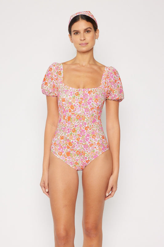 Marina Puff Sleeve One-Piece