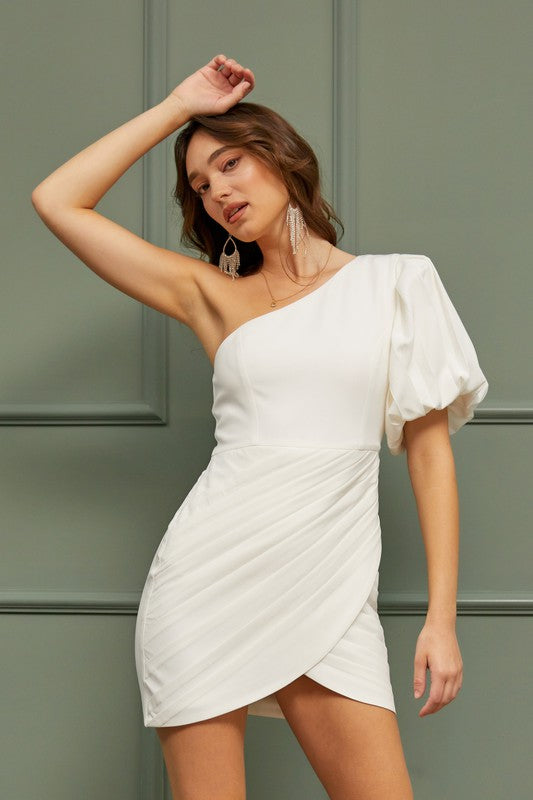 VALLEY ONE SHOULDER DRESS