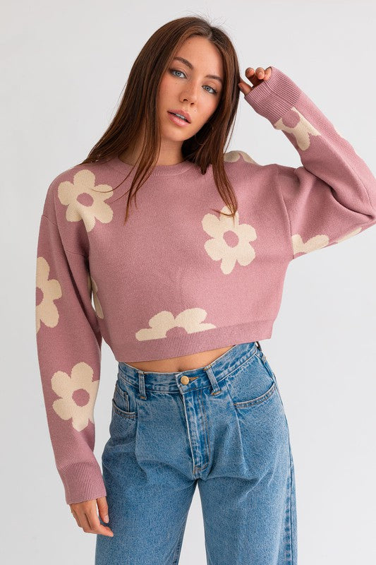 COMING UP DAISY SWEATER