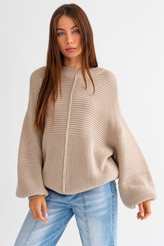 Lee Ribbed Knitted Sweater