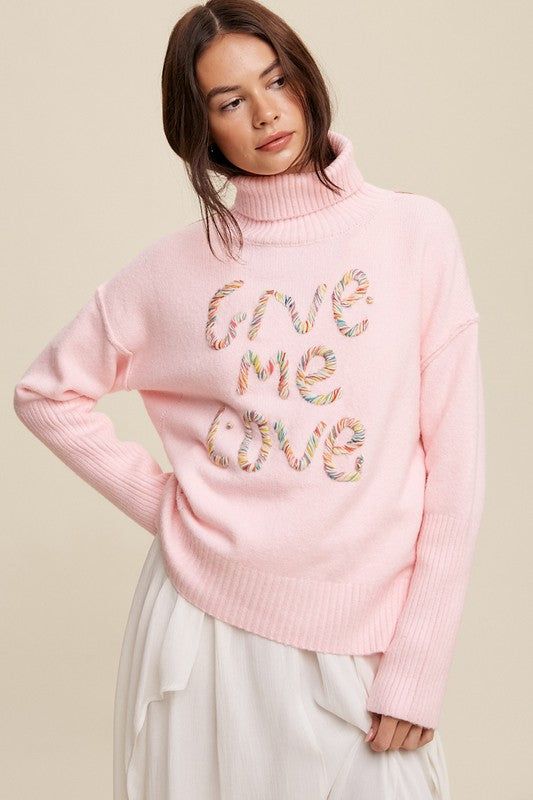 GIVE ME LOVE SWEATER