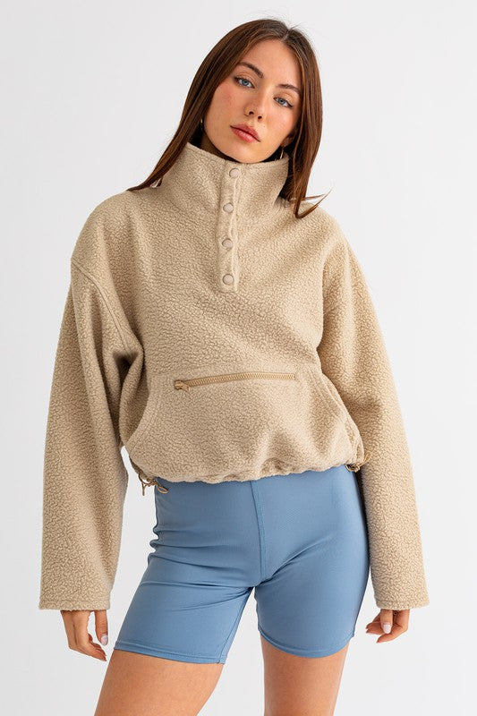 Beau Fleece Pullover Sweater