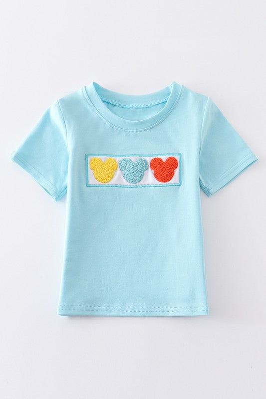 Blue character  top