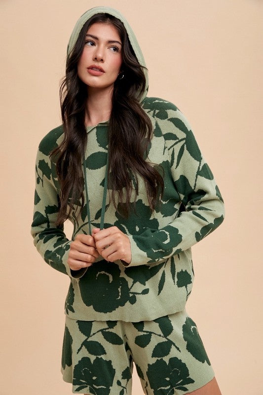 Annie  Top and Shorts Sweater Set