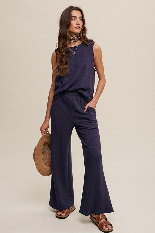 Lounged up Tank and Sweat Pant Set