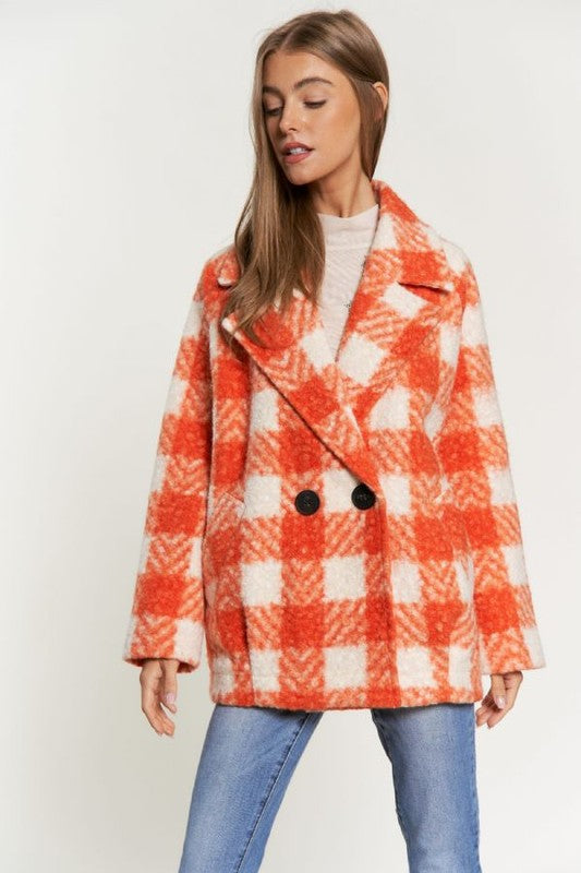 Georgie Double Breasted Coat Jacket