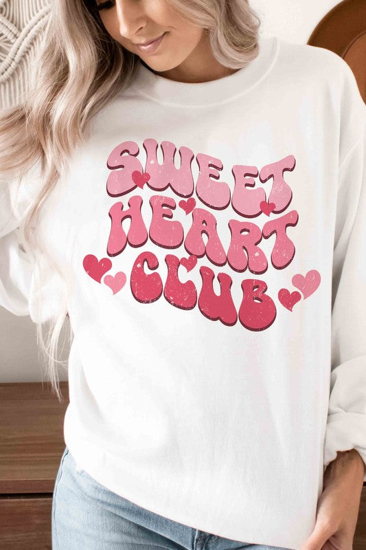 SWEET HEART CLUB Graphic Sweatshirt