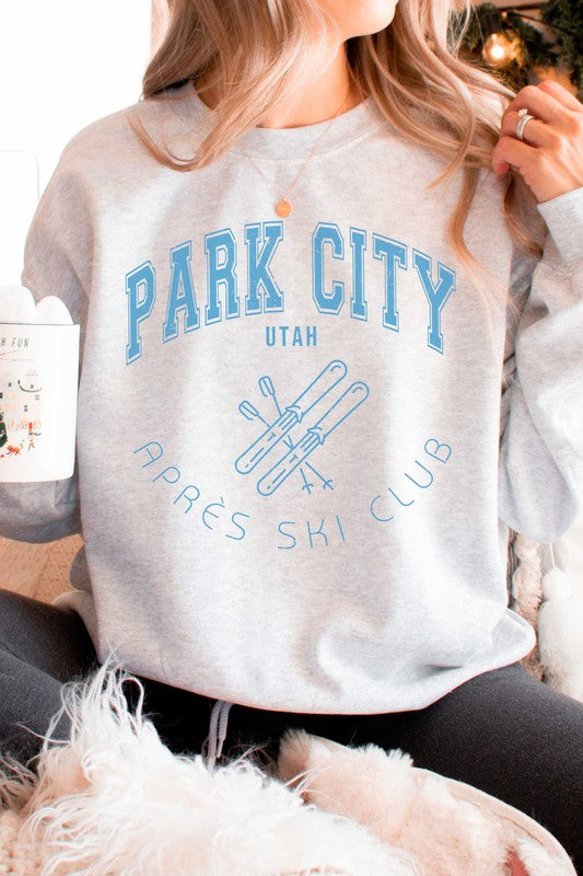 PARK CITY UTAH APRES SKI CLUB Graphic Sweatshirt