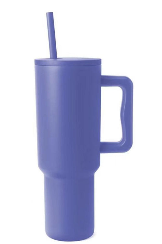 Monochromatic Stainless Steel Tumbler