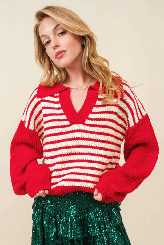 Johnnie Collar Sweater