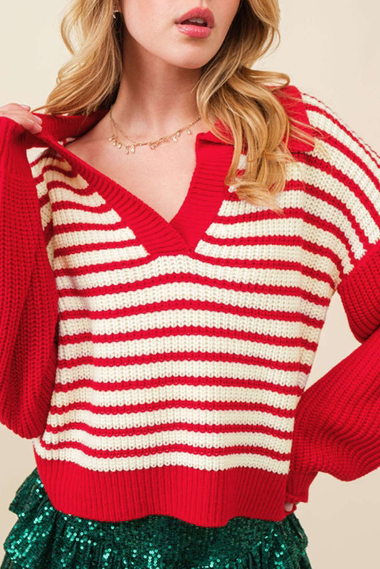 Johnnie Collar Sweater