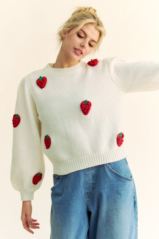 Strawberry Sweater