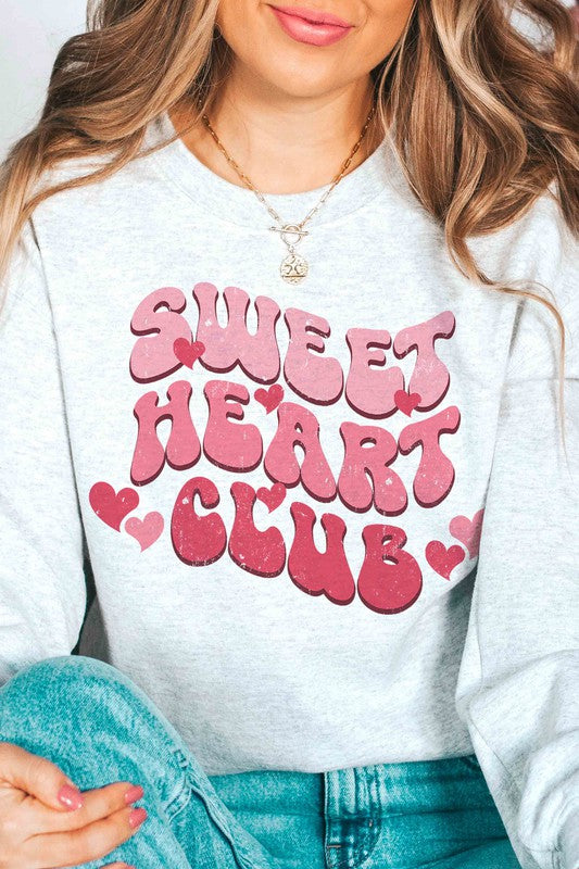 SWEET HEART CLUB Graphic Sweatshirt