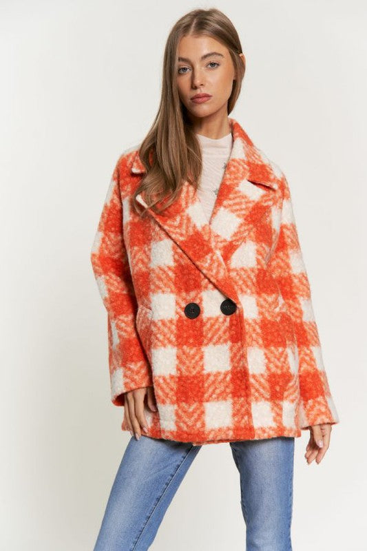 Georgie Double Breasted Coat Jacket