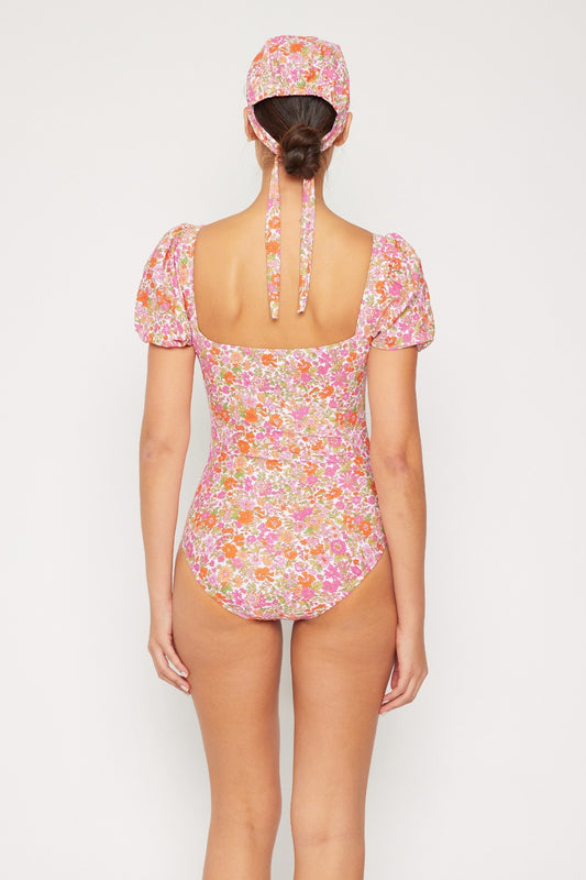 Marina Puff Sleeve One-Piece