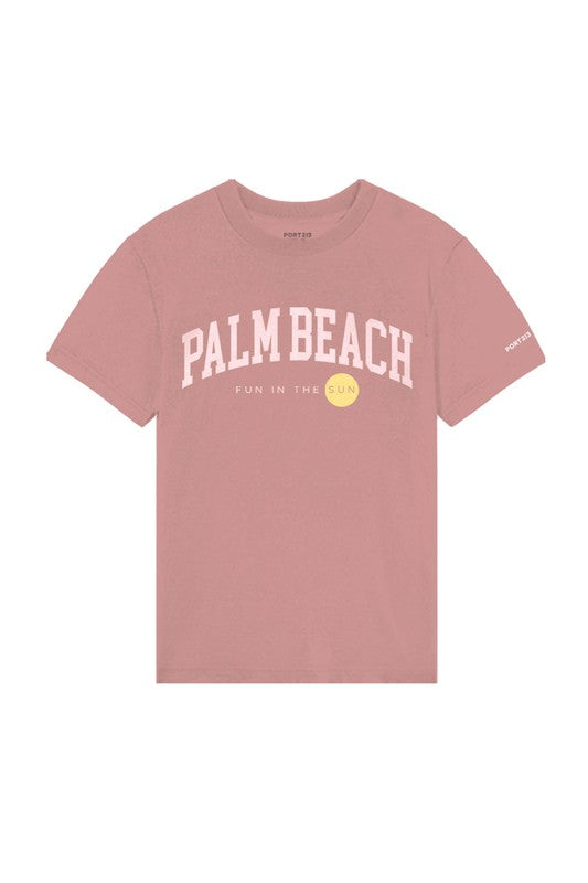 Pink Palm Beach Tee Unisex