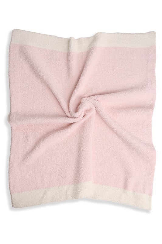 Kids Color Block Luxury Soft Throw Blanket