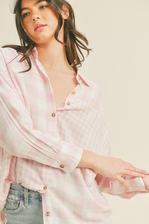MIX IT OVERSIZED BUTTON DOWN