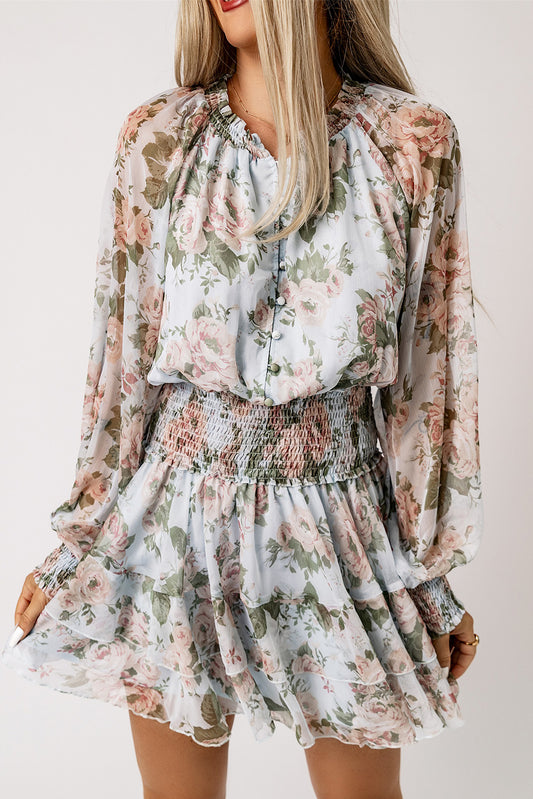KALEIDOSCOPE FLORAL DRESS