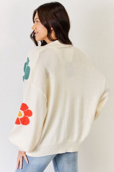 April Long Sleeve Sweater Cardigan