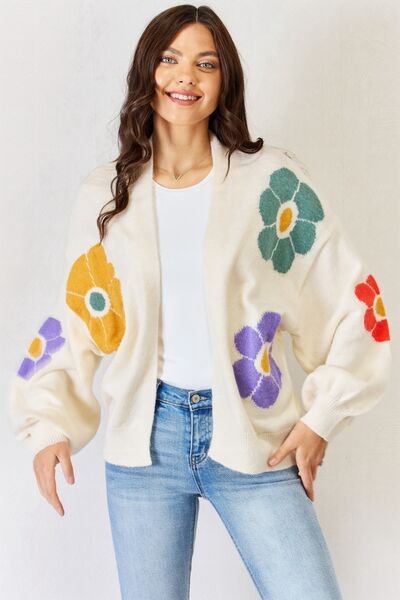 April Long Sleeve Sweater Cardigan