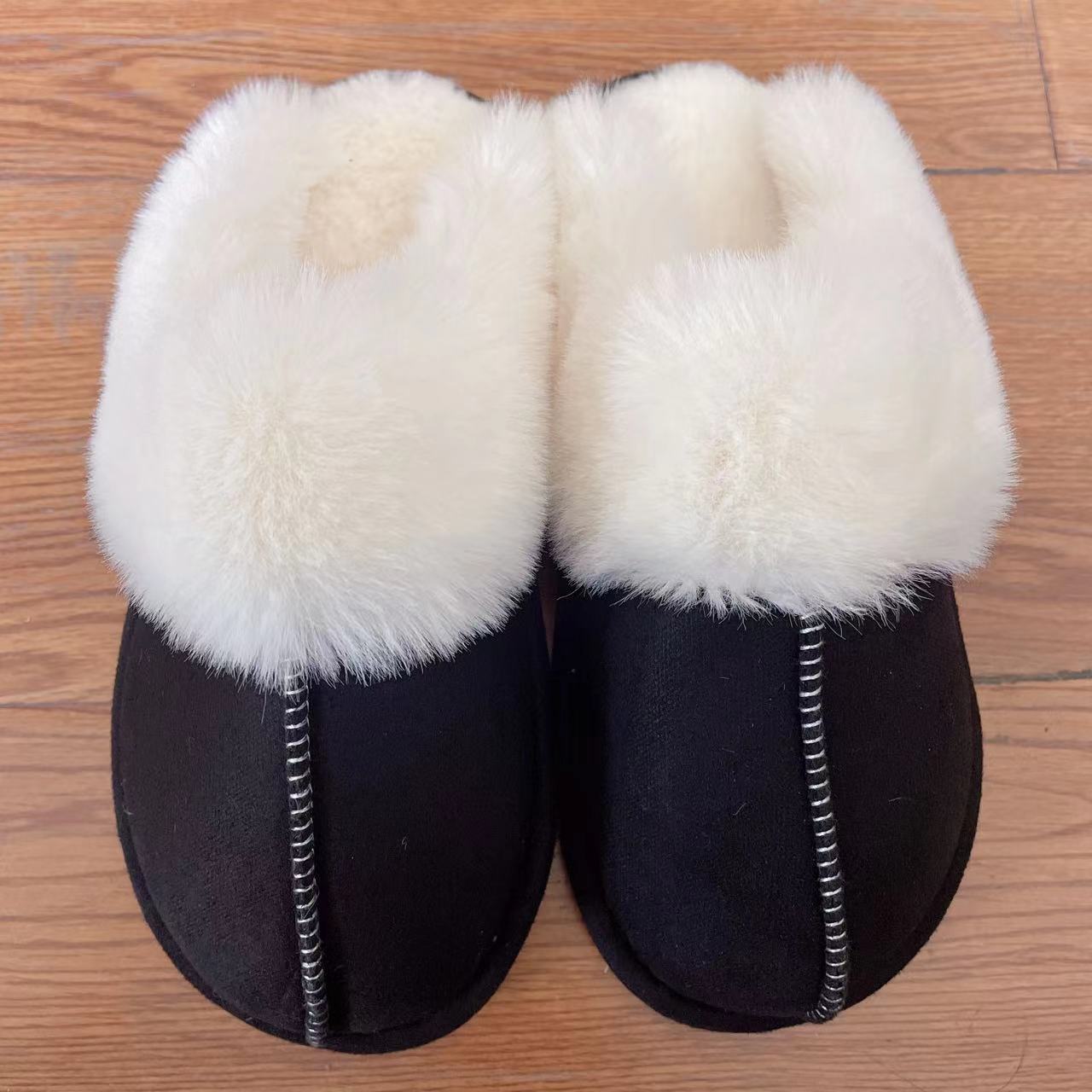 Faux Suede Slippers