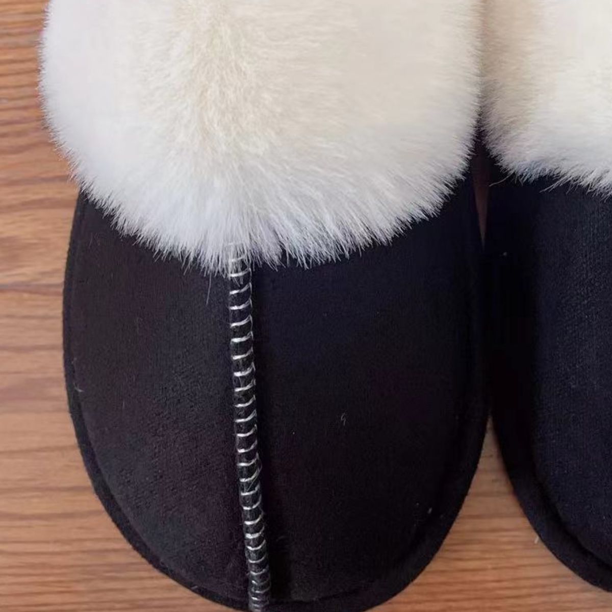 Faux Suede Slippers